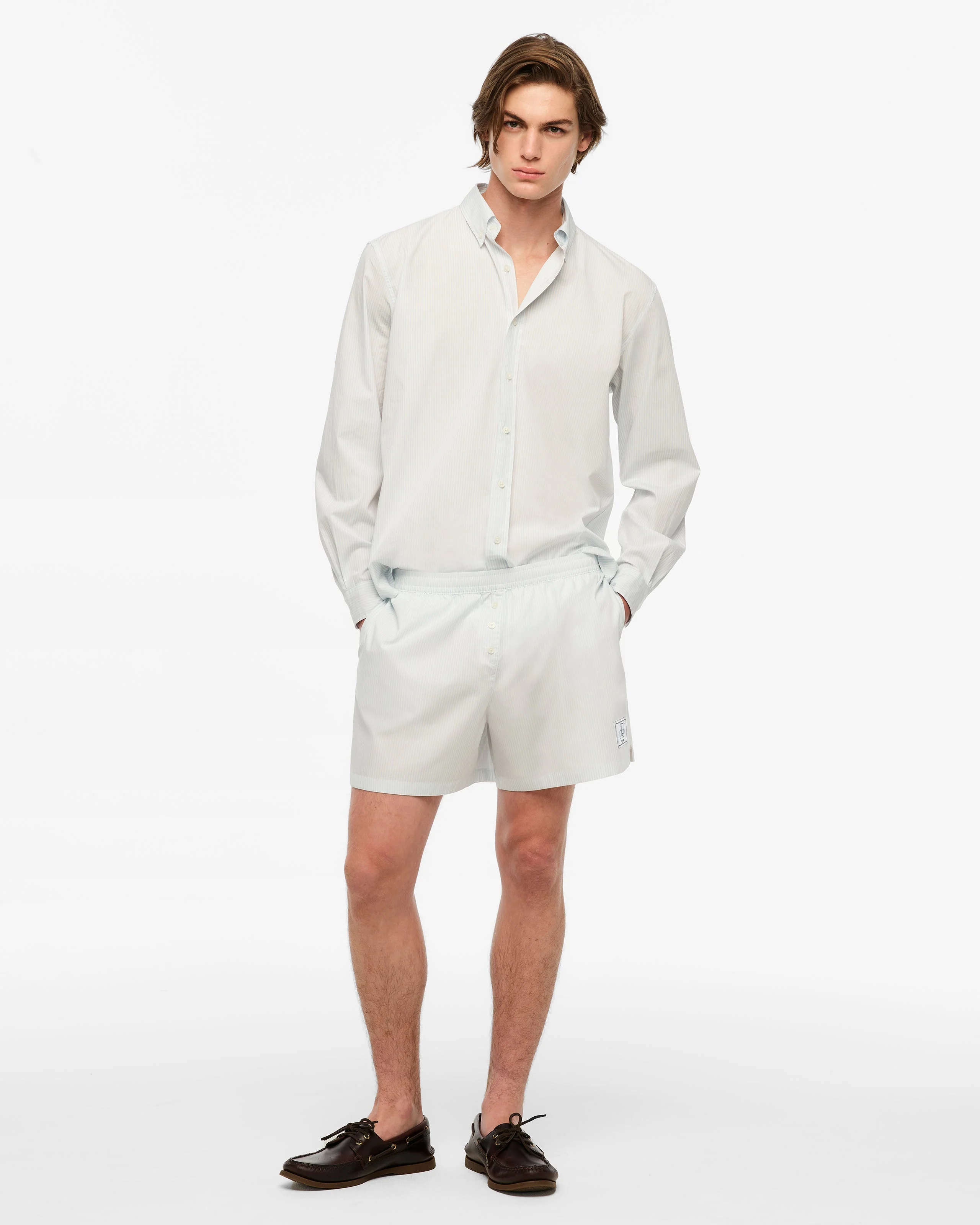 1989 (Taylor’s Version) Blue Stripe Poplin Shorts - Image 2