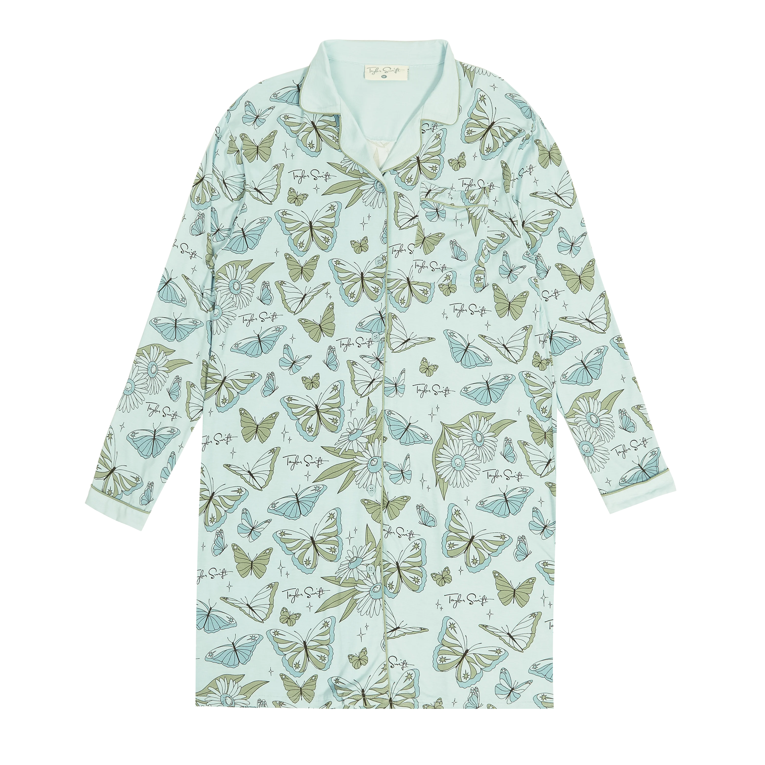 Self-Titled Butterfly PJ Shirt Dress
