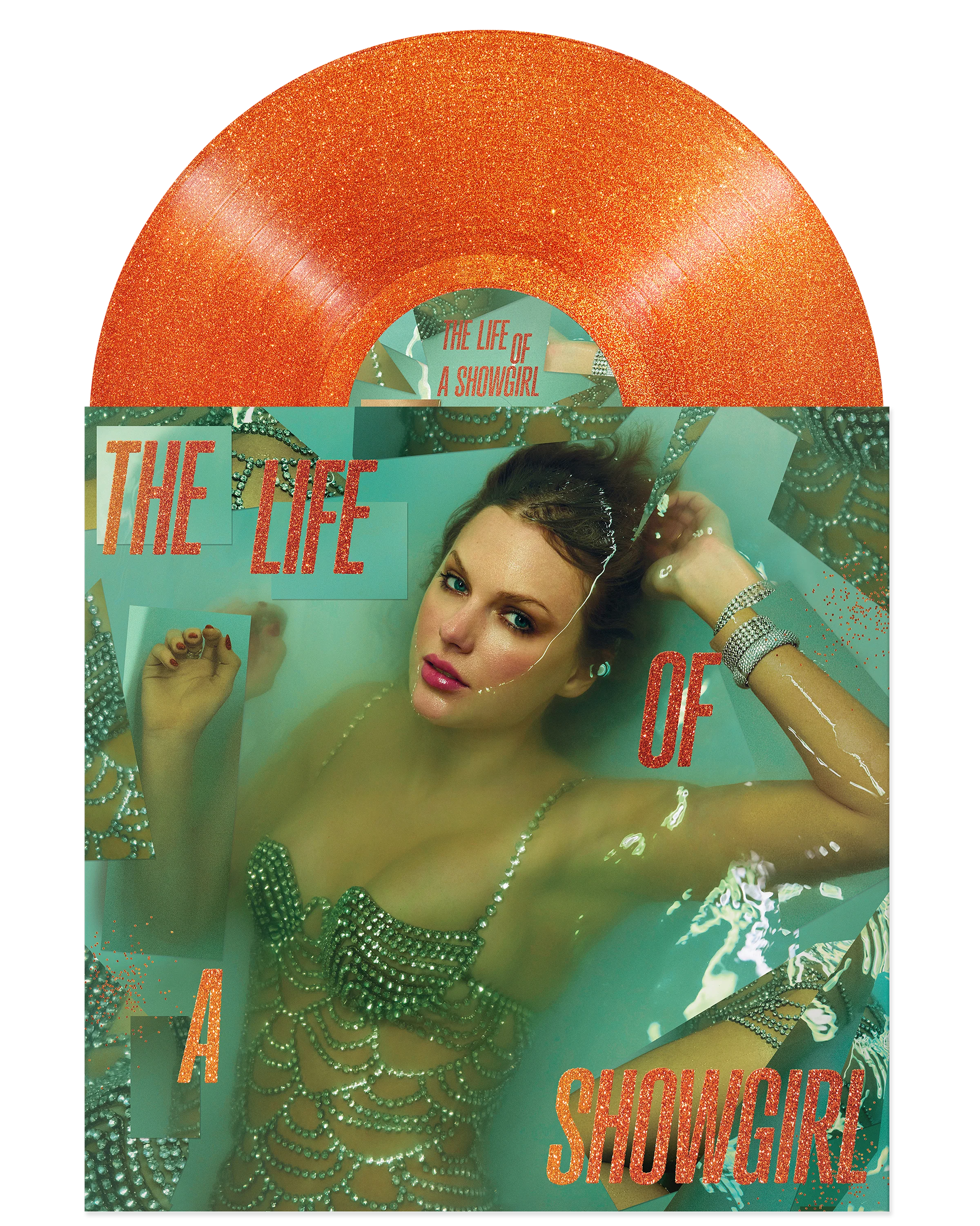 The Life of a Showgirl: Sweat and Vanilla Perfume Portofino Orange Glitter Vinyl