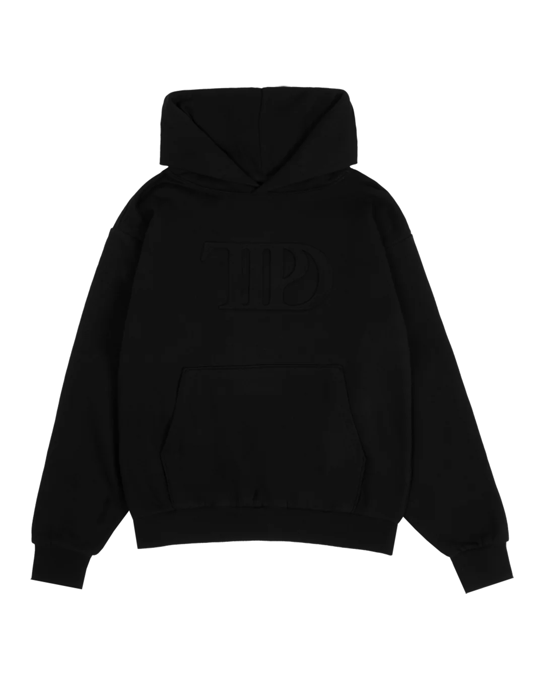 TTPD Black Embossed Hoodie