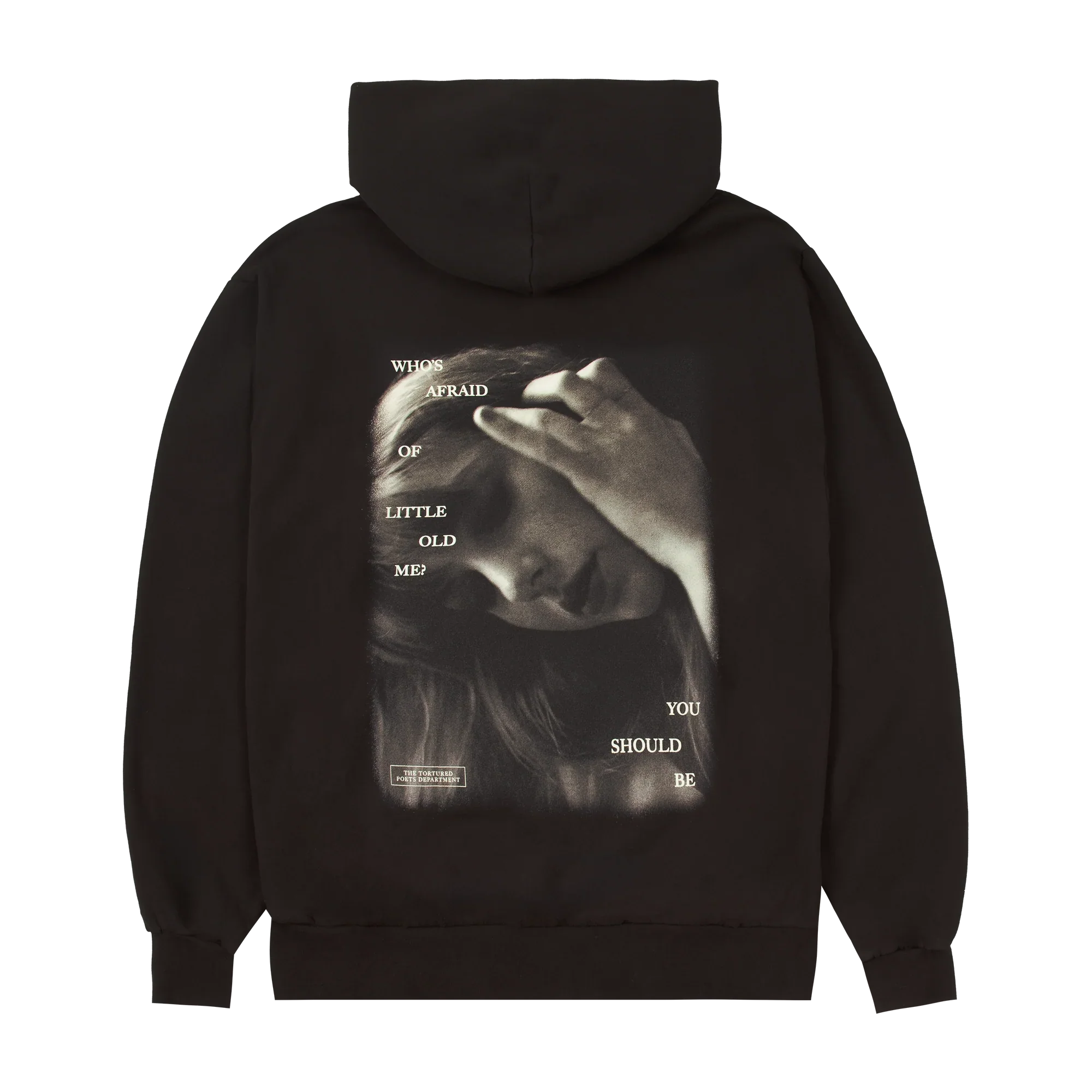 Who's Afraid Of Little Old Me? Dark Brown Hoodie